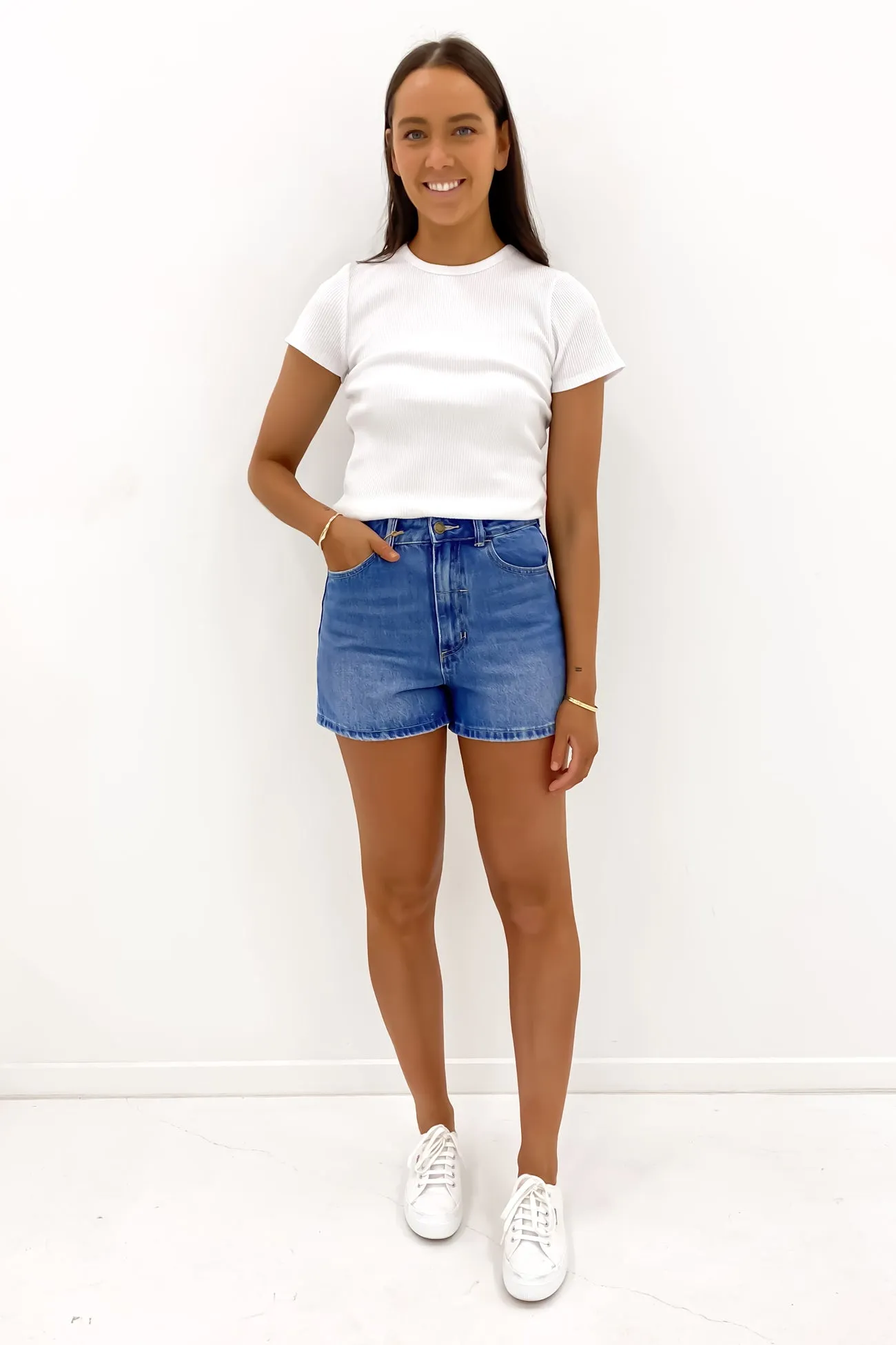 Erica Short Long Ago Blue Anti Friction Seams entertainment industry
