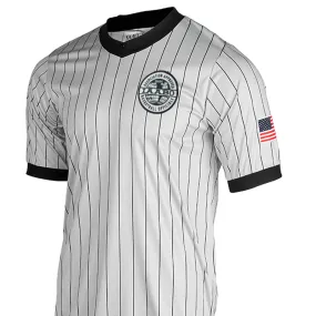 Urban Edge Winter Essentials IAABO Logo Grey Referee Shirt w/ Flag on Left Sleeve