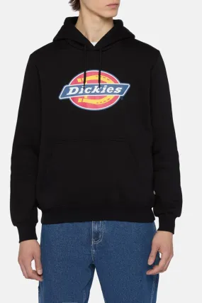 Icon Logo Hoodie Black Fashion Use Mesh Lining