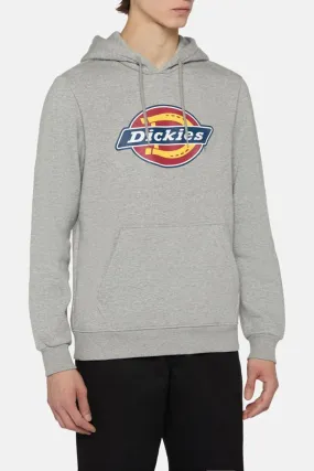Odor Resistant Tech Icon Logo Hoodie Grey Melange