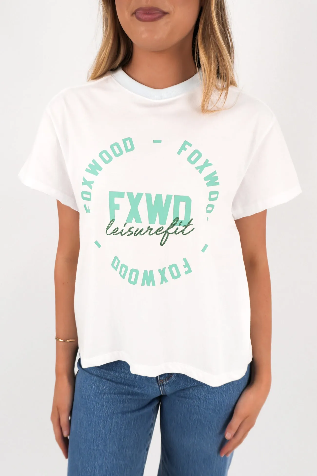 Intensity Contrast Tee White Chic Wear