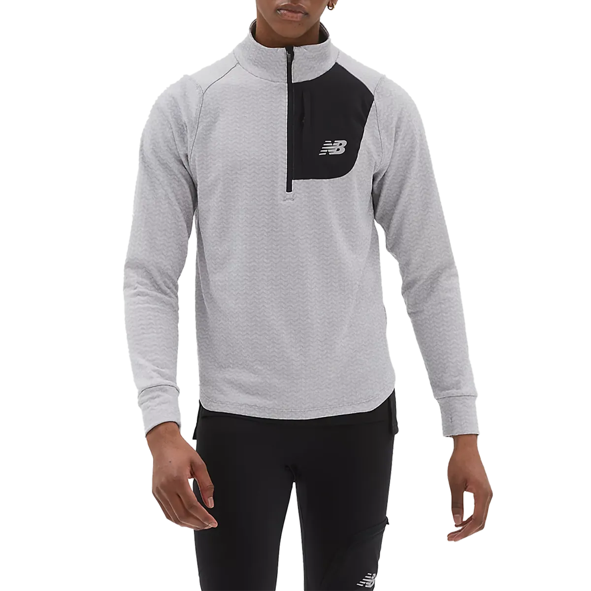 Comfortable Cut Men's NB Heat Grid 1/2 Zip