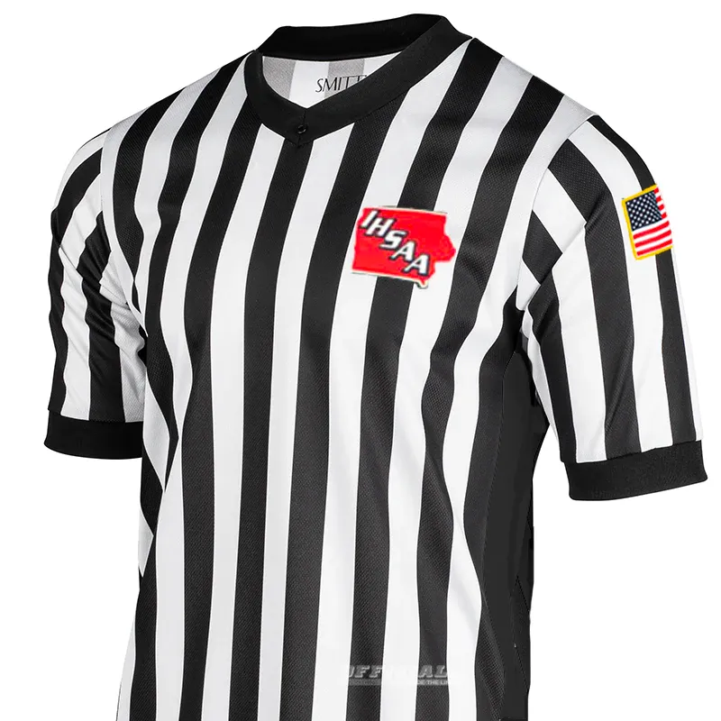 Comfort Wear Iowa IHSAA 3" Side Panel Dye Sublimated Logo V-Neck