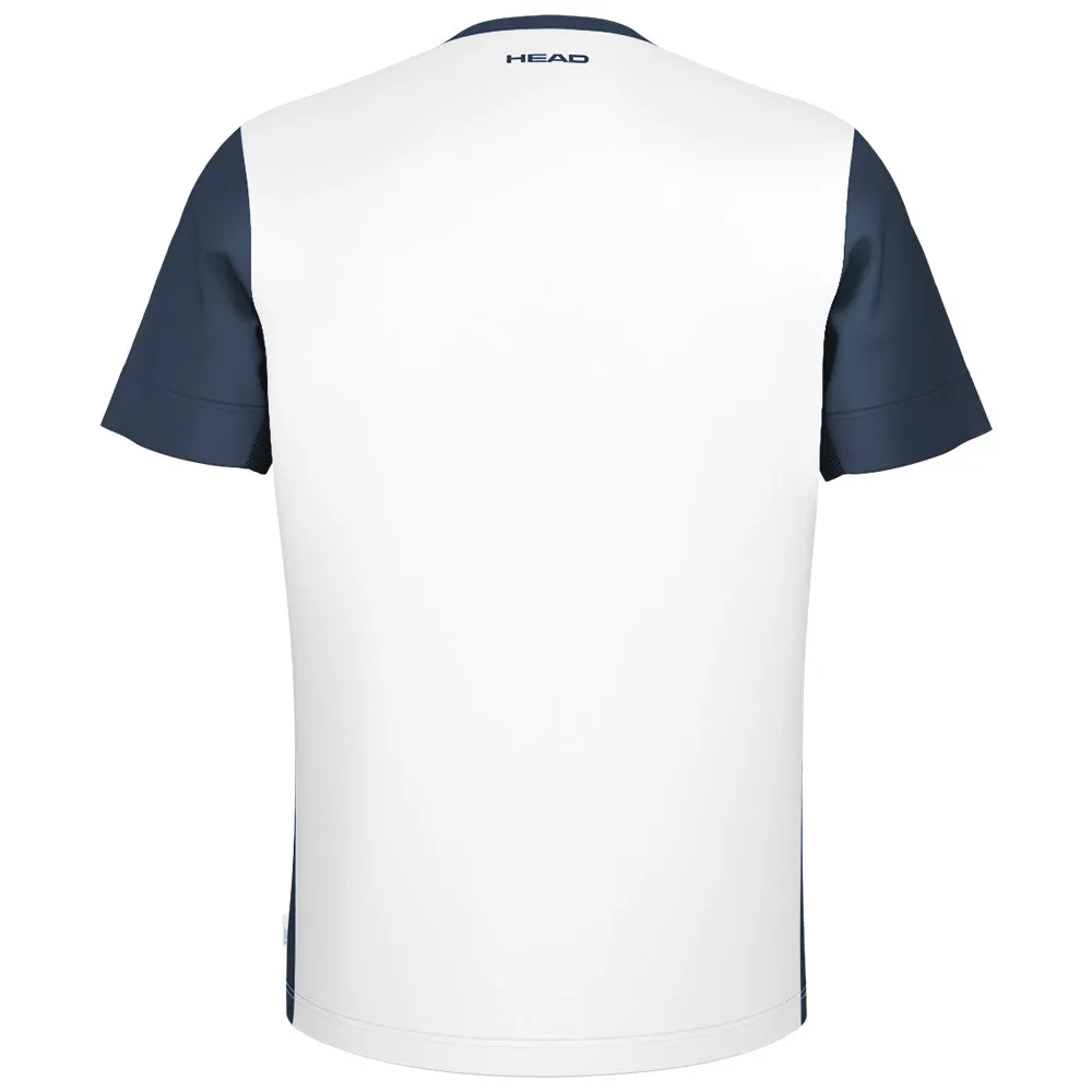 multiple pockets Head Boys Slice T-Shirt - White/Navy