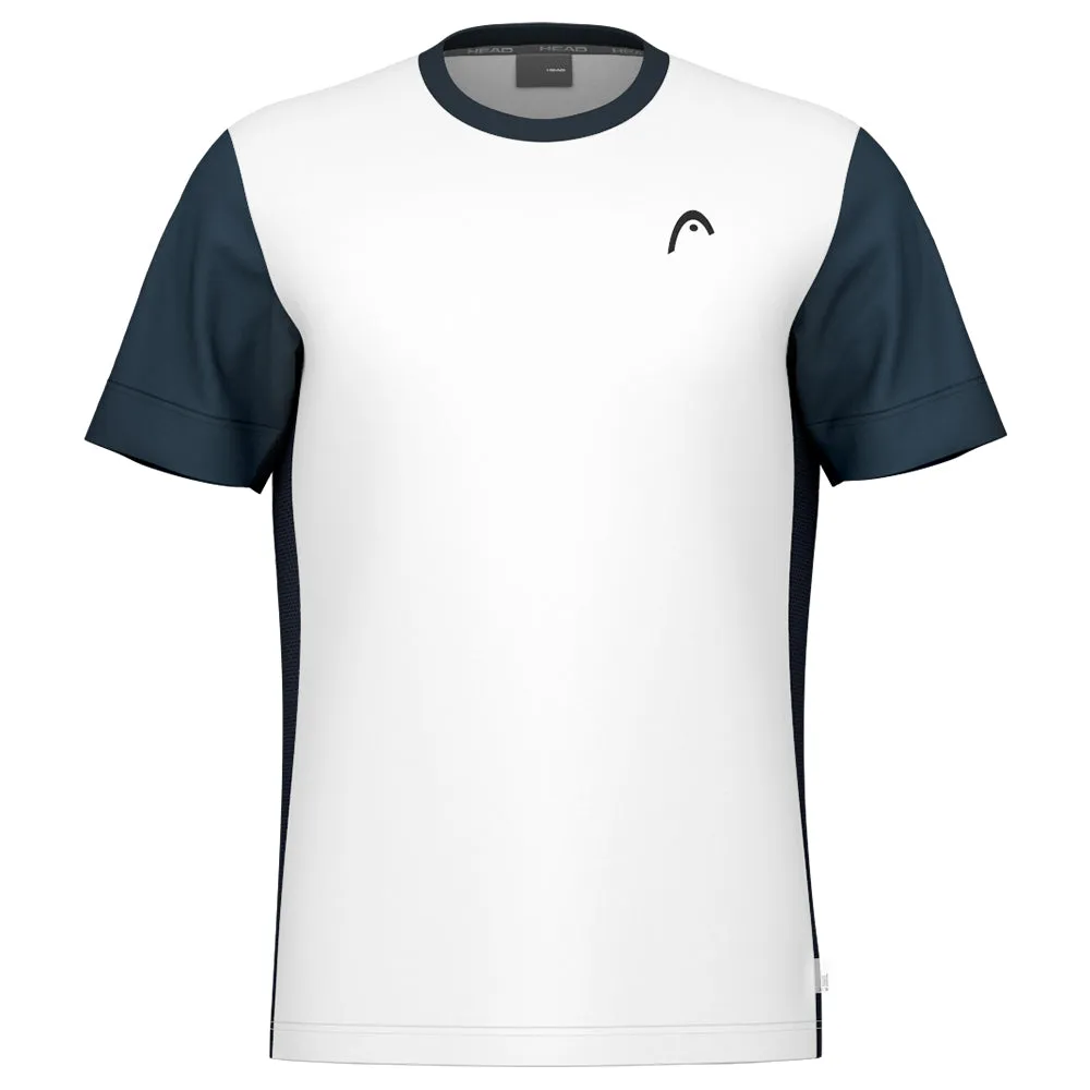 Fashionable Design Padding Head Boys Slice T-Shirt - White/Navy
