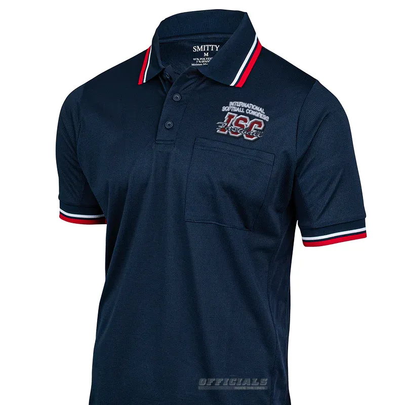 Weekend Casual ISC Logo Smitty Navy Umpire Shirts