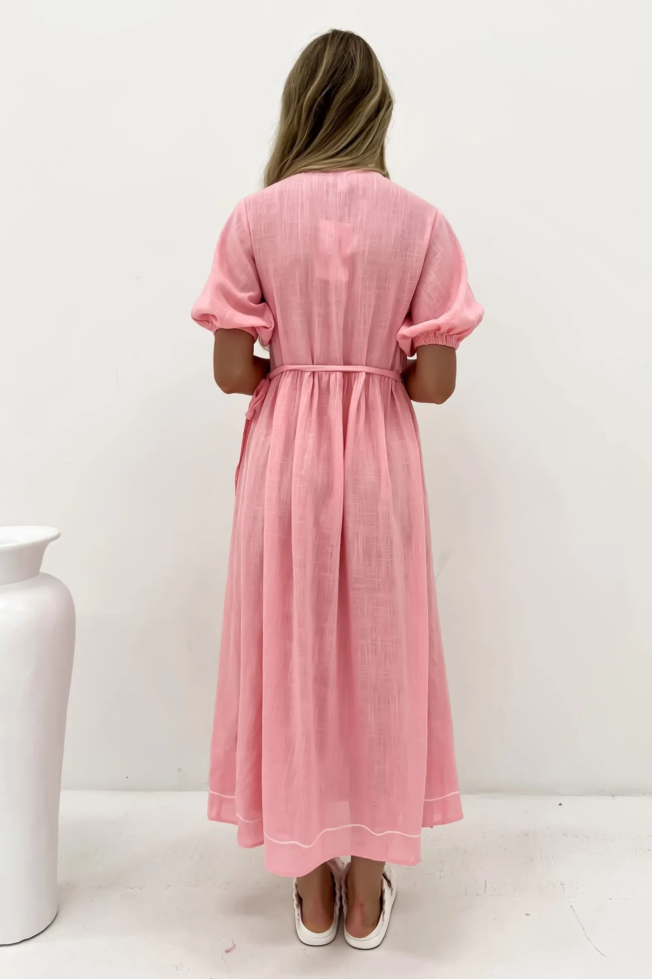 Issy Maxi Dress Pink Sweet Mood