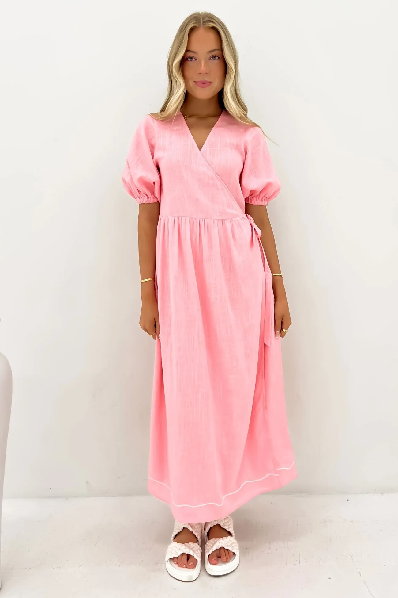Smart Casual Issy Maxi Dress Pink