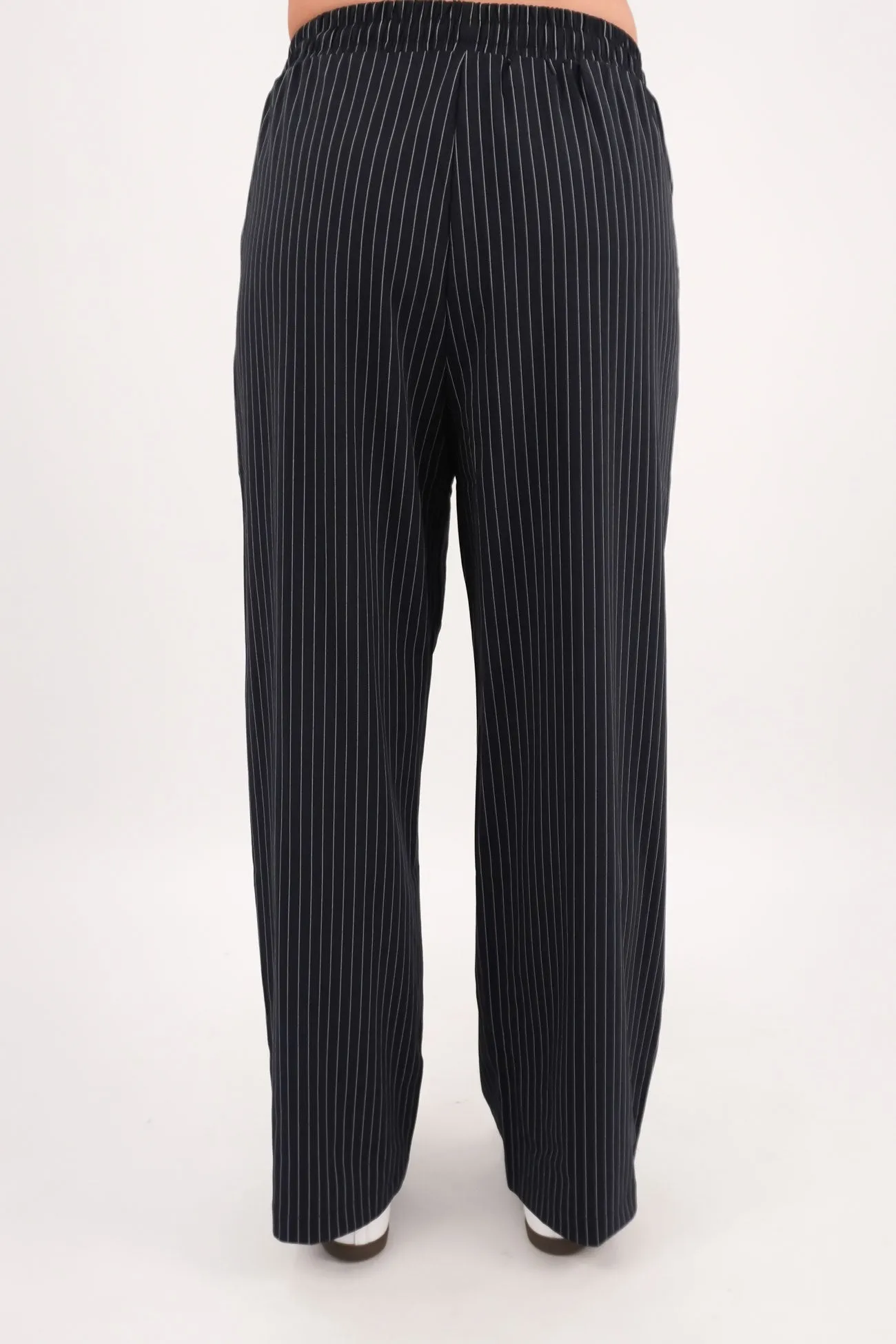 Street Utility Perfect Shape Jackson Pant Navy Pinstripe