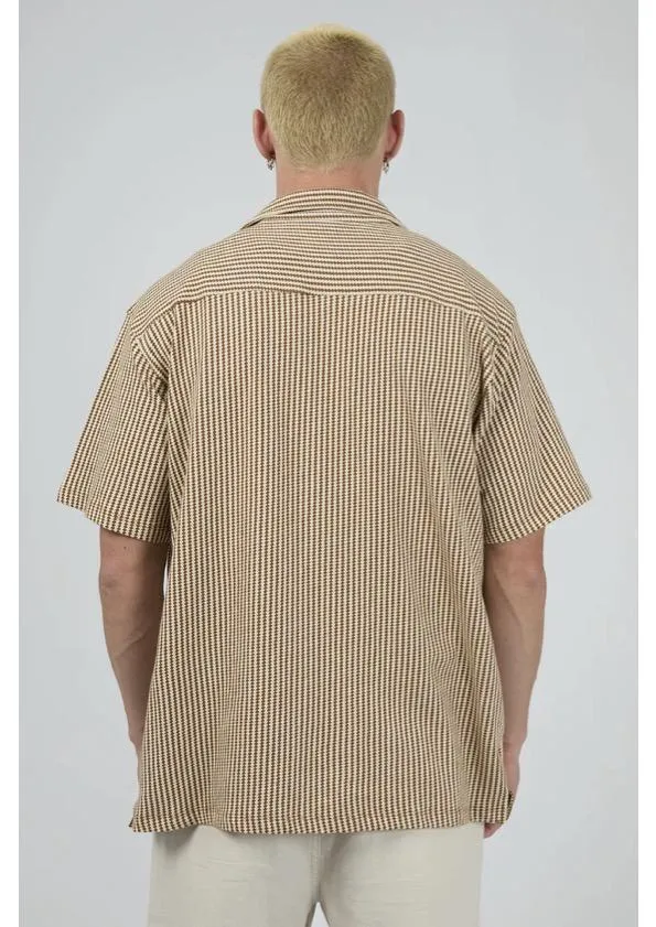 Urban Edge Jackson Short Sleeve Shirt Brown