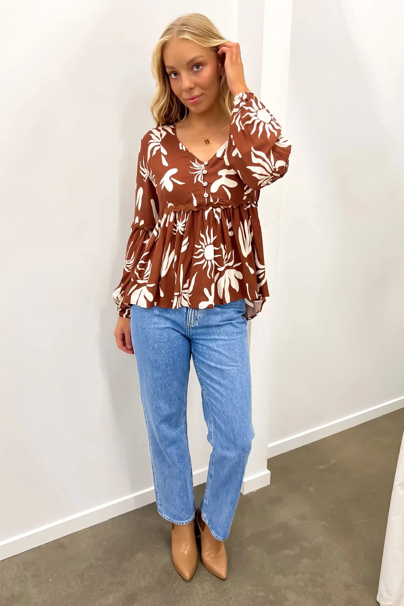 Jacqui Top Chocolate Phoenix Sun men Dark