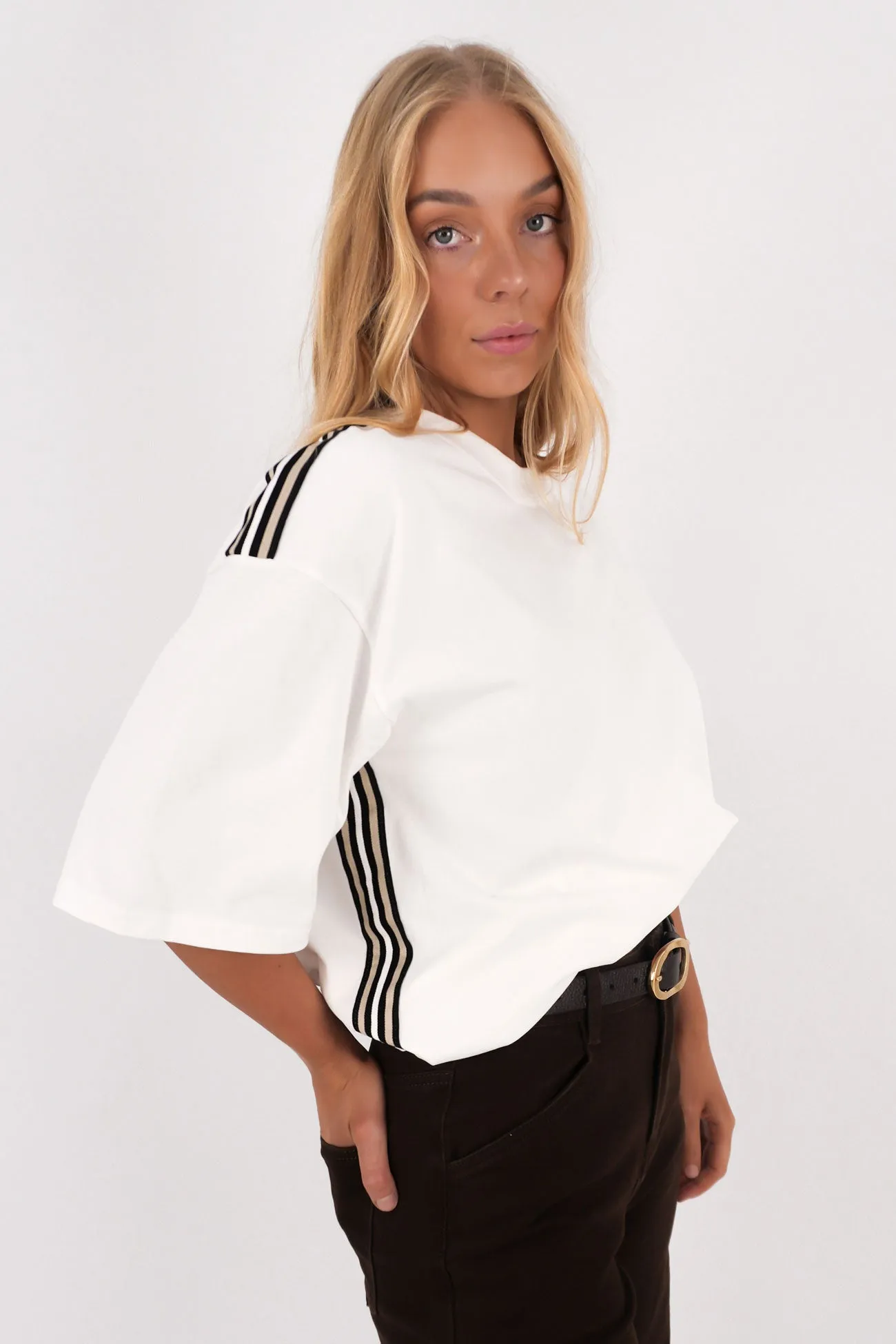 TemperatureControl Fabric Jagger Tee White