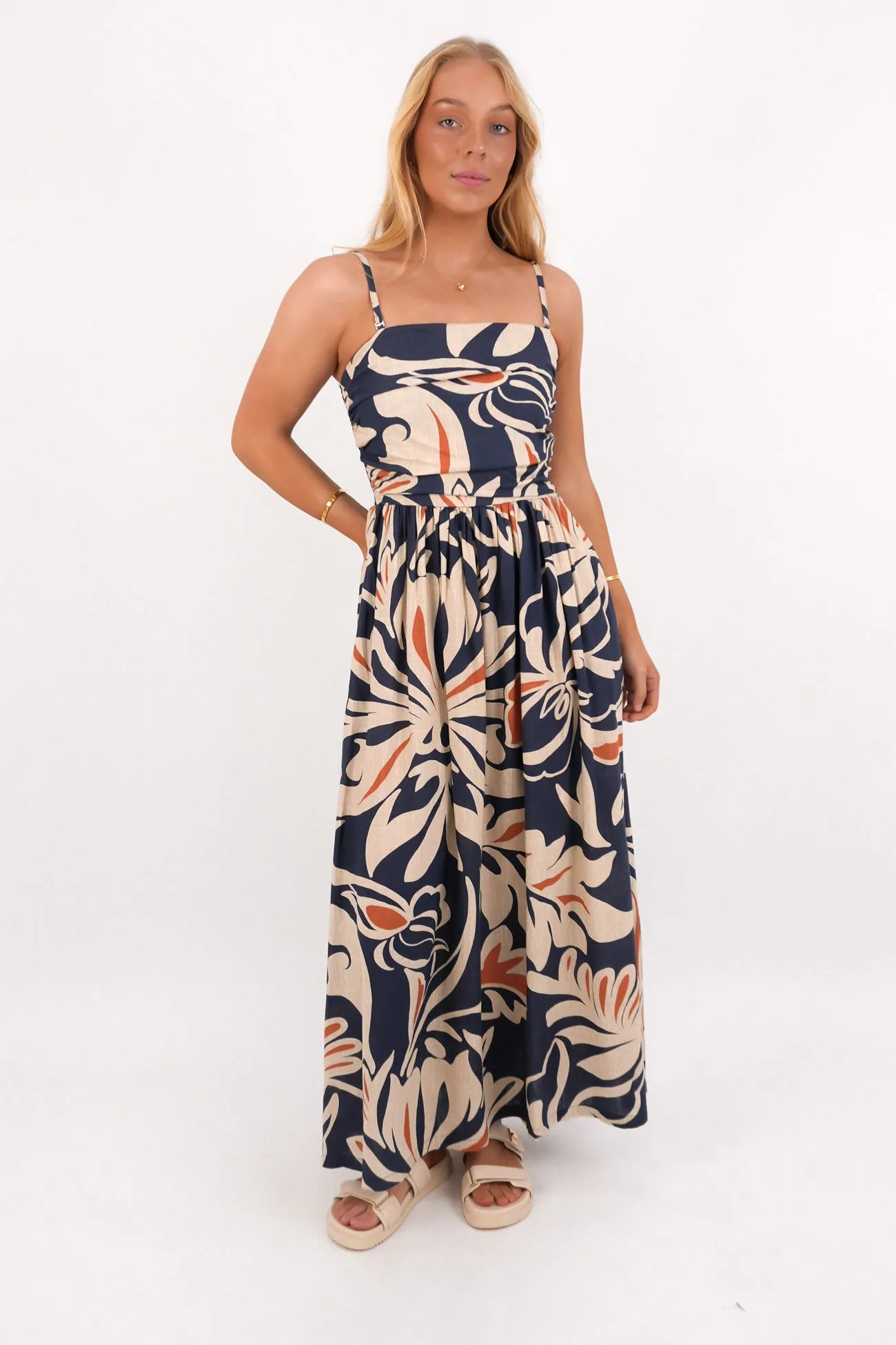 Influencer-Style Jana Strapless Dress Wild Orchid