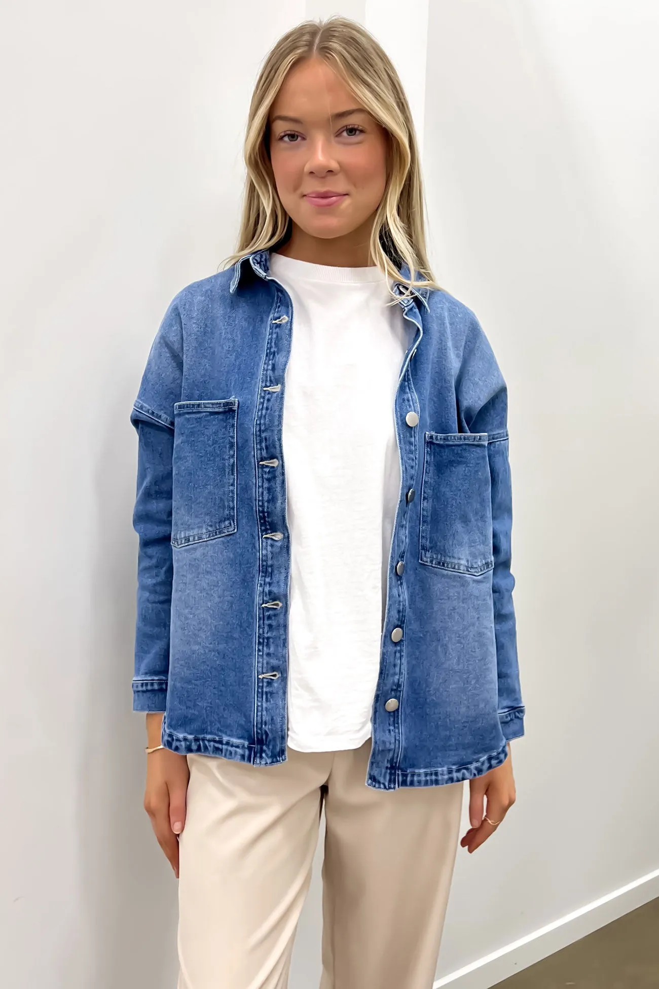 Cozy Comfort Jasmine Denim Jacket 80 Vintage Wash