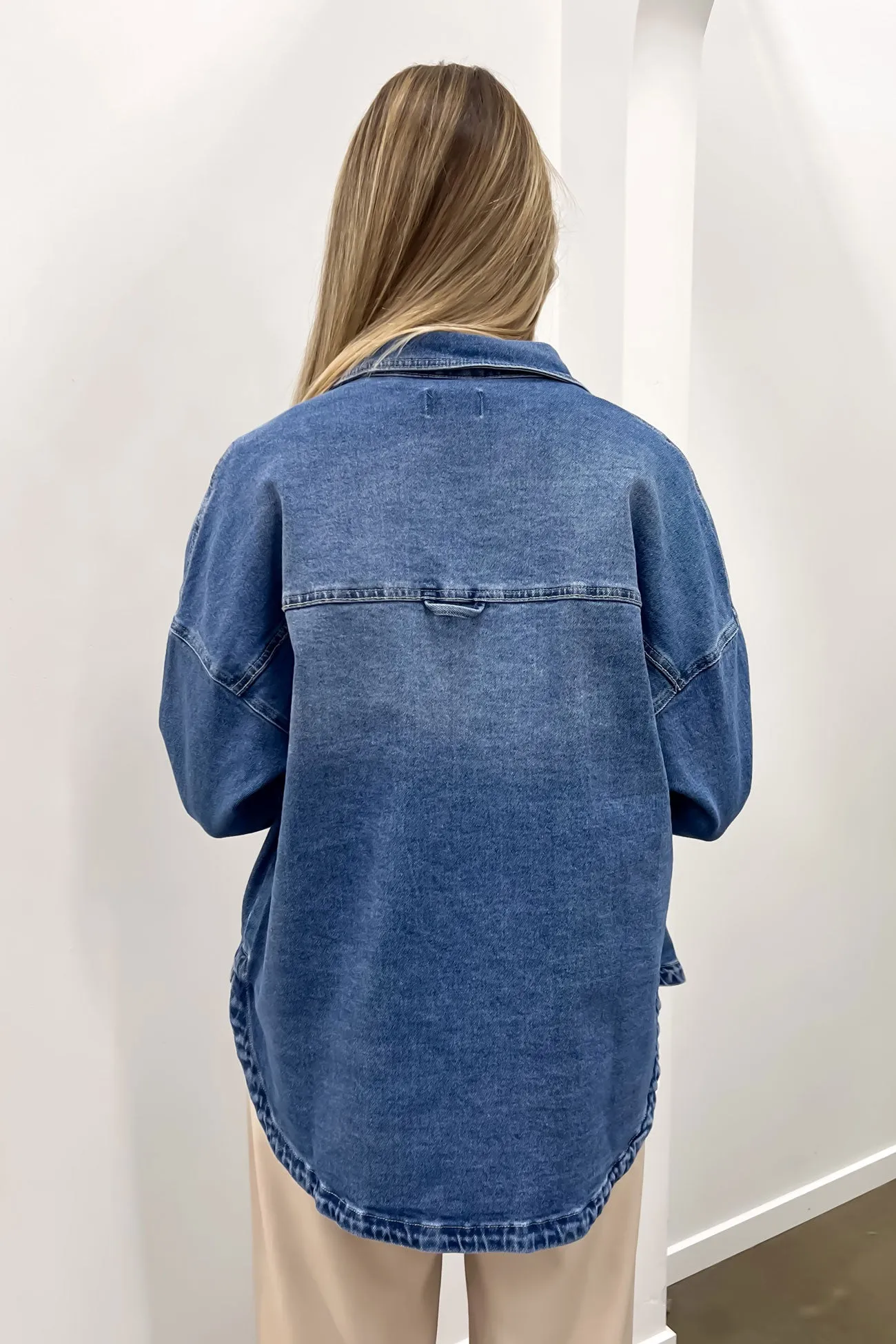 Ripstop Fabric Technology Jasmine Denim Jacket 80 Vintage Wash