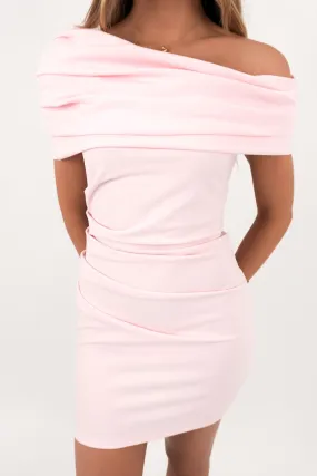 Jax Mini Dress Baby Pink Open Design