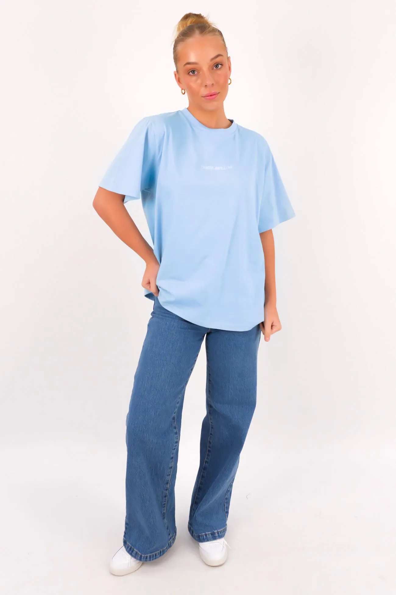 Jeana Tee Ice Blue EasyCare Fabric