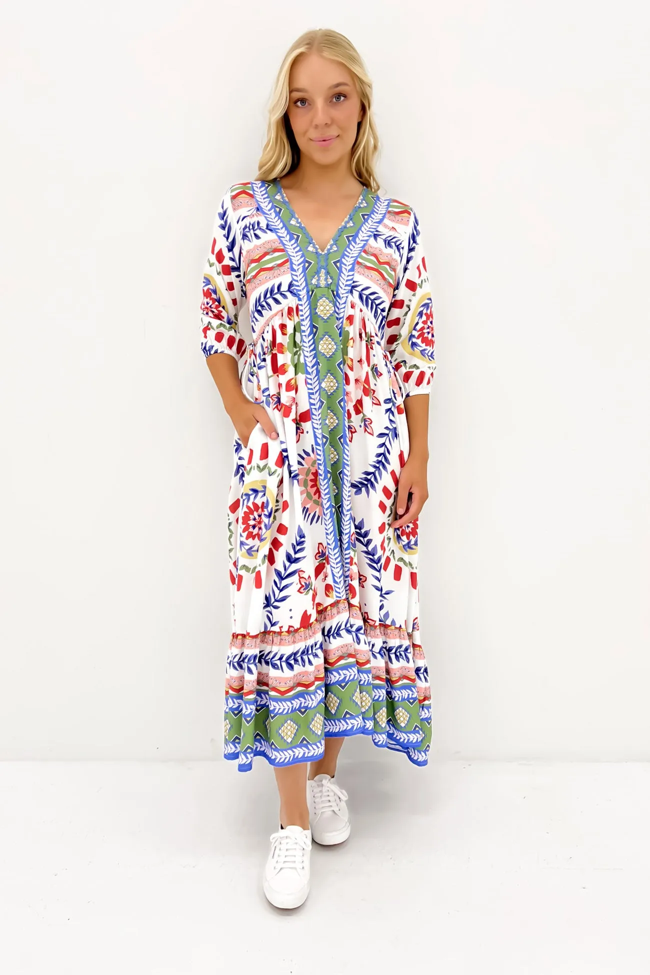 Lounge Moment Jed Midi Dress Baja