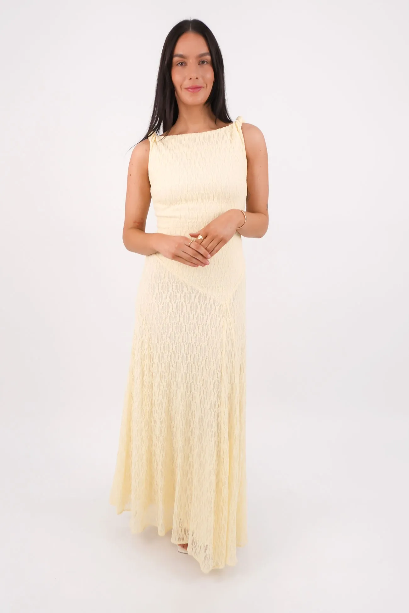 Radiant Mood Jemima Maxi Dress Yellow