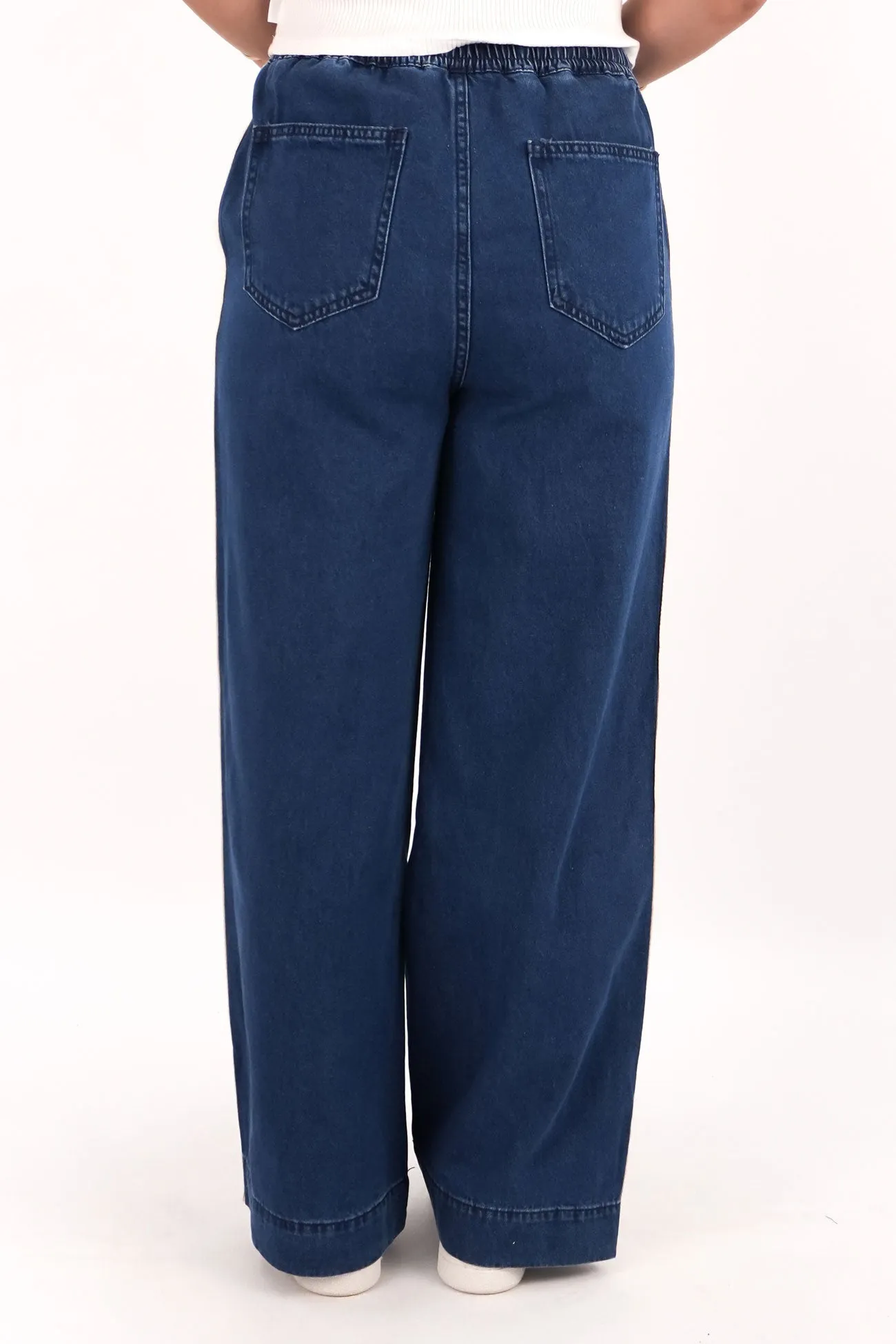 No Iron Seasonal Wear Jett Denim Pant Blue