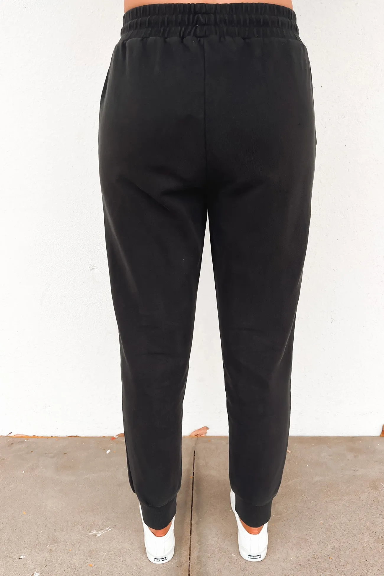 JNJL Essential Track Pant Washed Black Quality Fabric