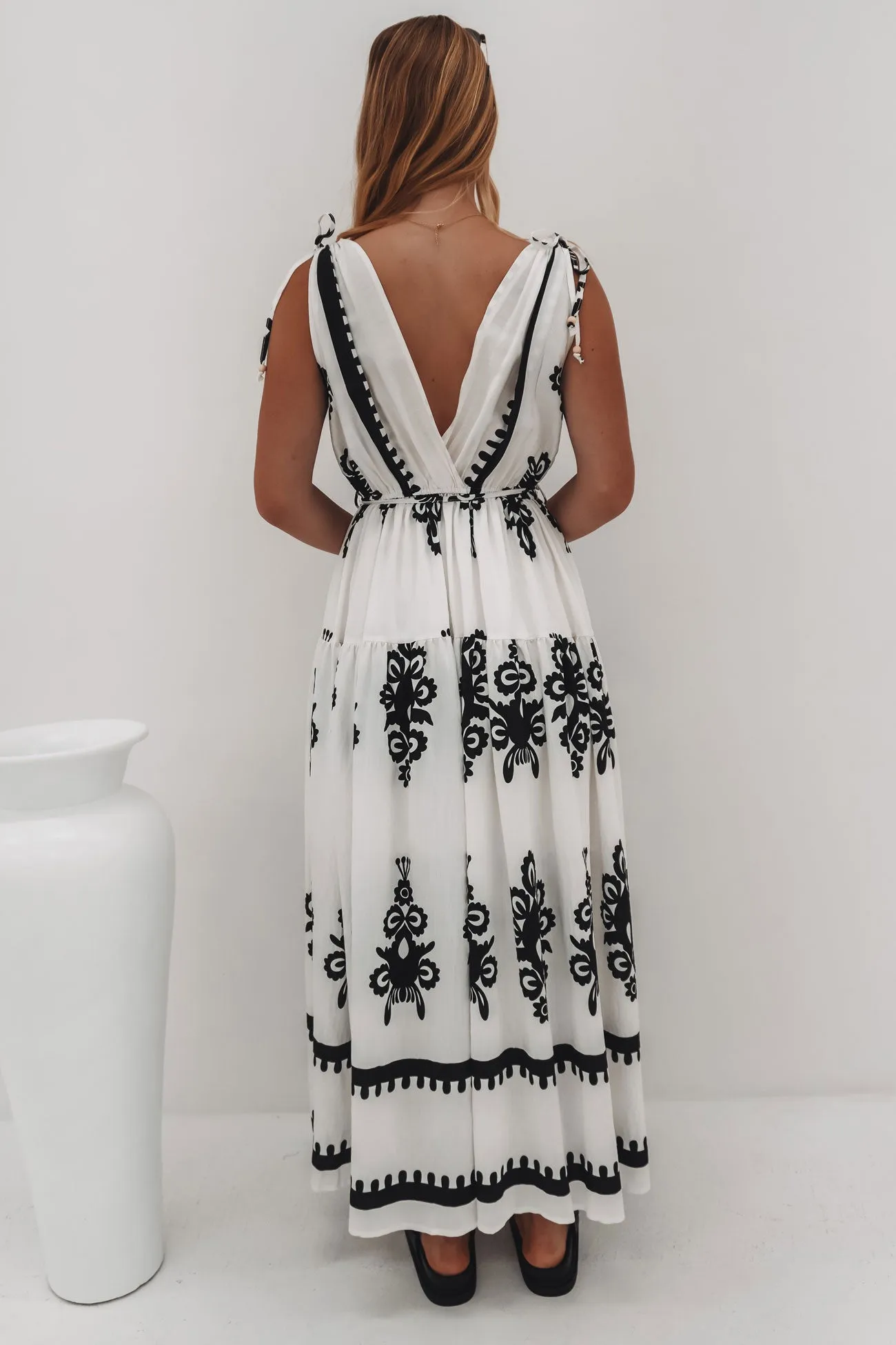 Jocelyn Maxi Dress Esther Neutral Flow Modern Style