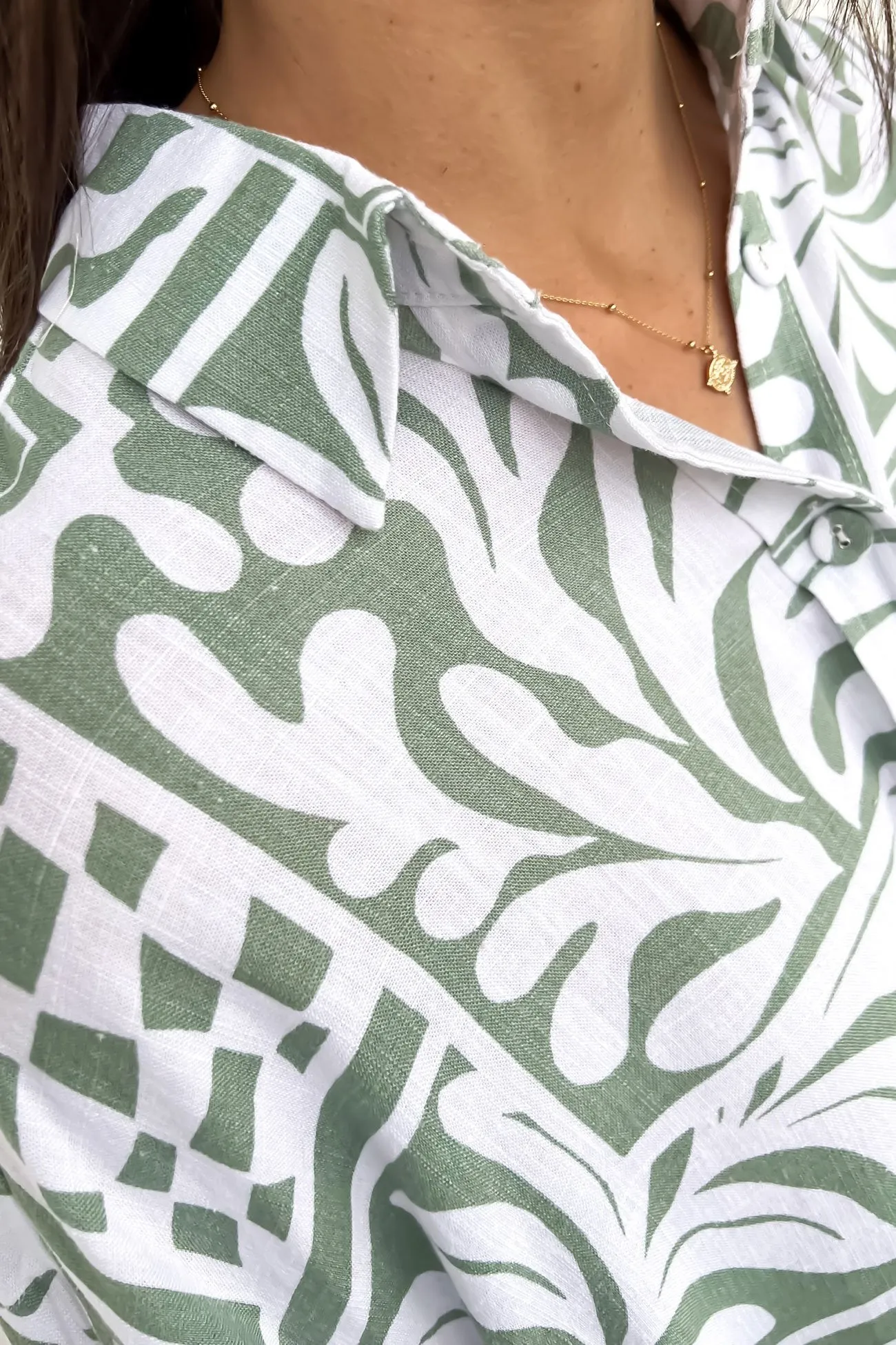 Loose Comfort All day wearability Jodi Shirt Sage Rodeo