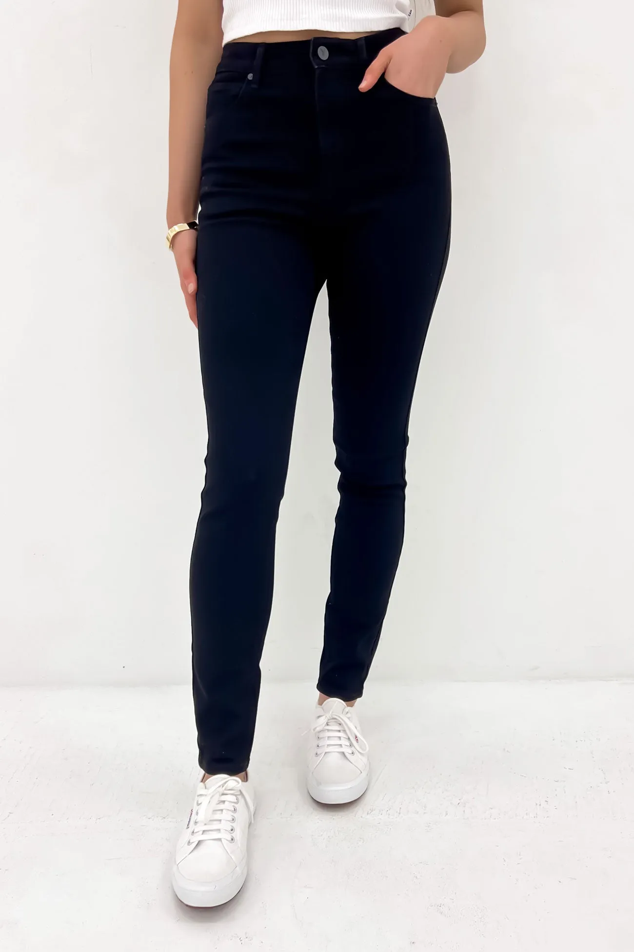 Quality Wear Soft Stretch A 94 Skinny Jean Black Magic