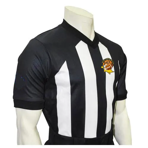 Reinforced Buttonholes JustUS Logo Basketball V-Neck