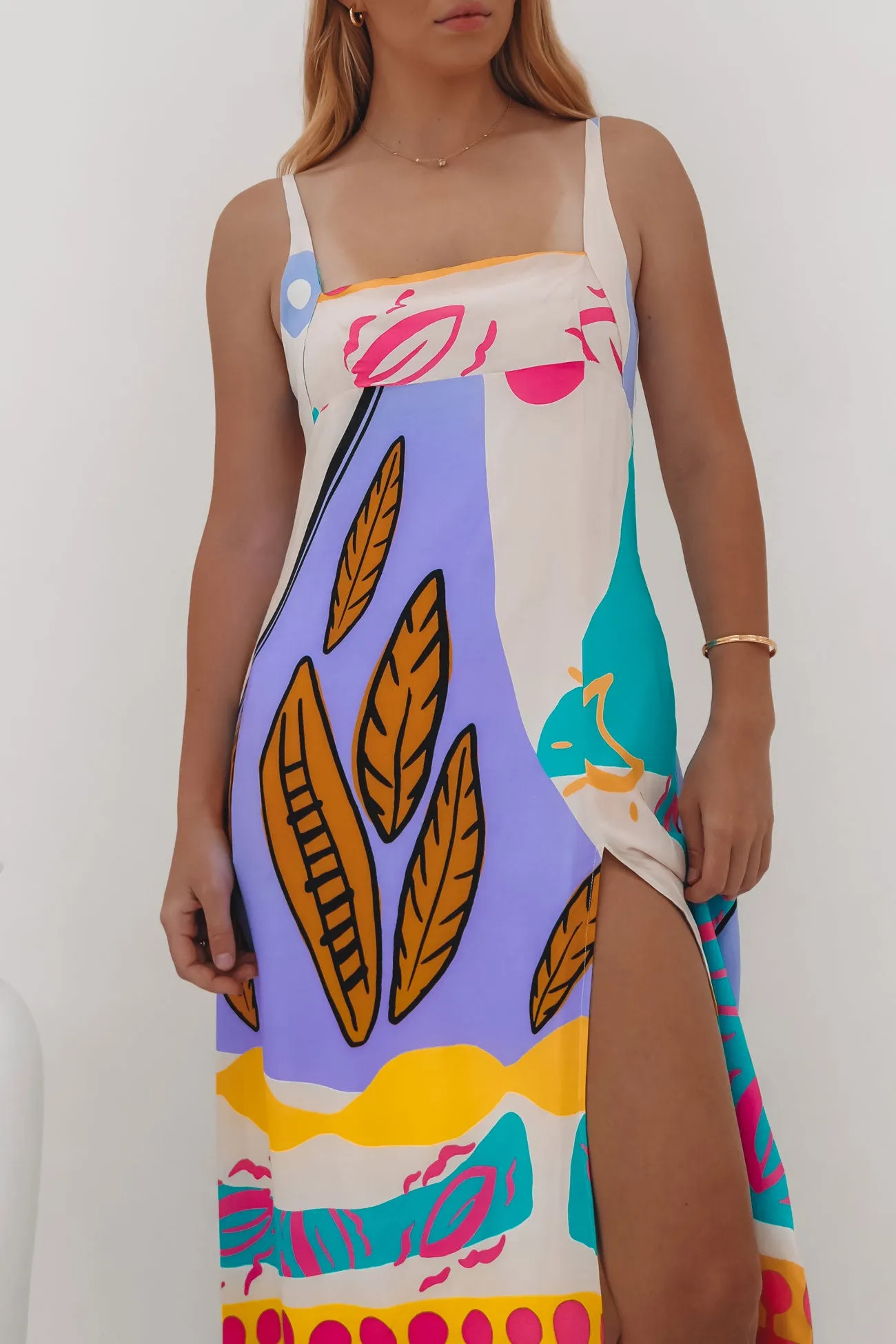 Kaitlyn Midi Dress Teresa Effortless Layering