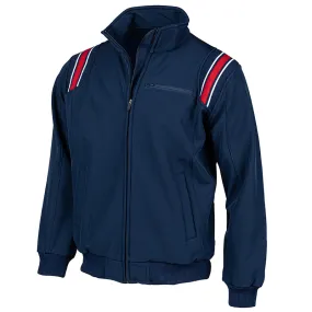Textured Finish Lightweight Fabric Full Zip Thermal Fleece Umpire Jacket