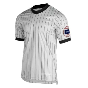 Kansas KSHSAA LOGO Dye Sublimated Grey V-Neck Floral Motif