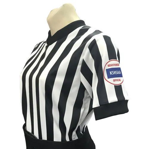 Petite Option Kansas KSHSAA LOGO Dye Sublimated V-Neck