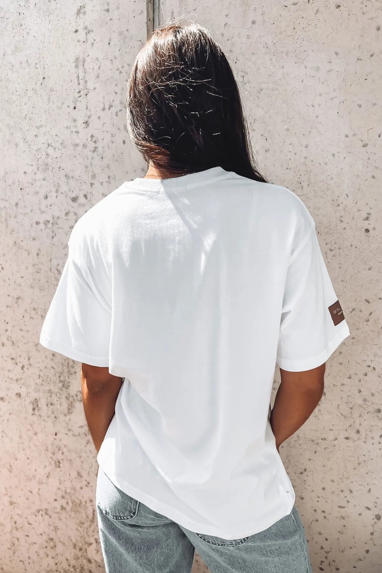 Travel Comfort Style Reversible Design Concept Kendall Collegiate Tee White