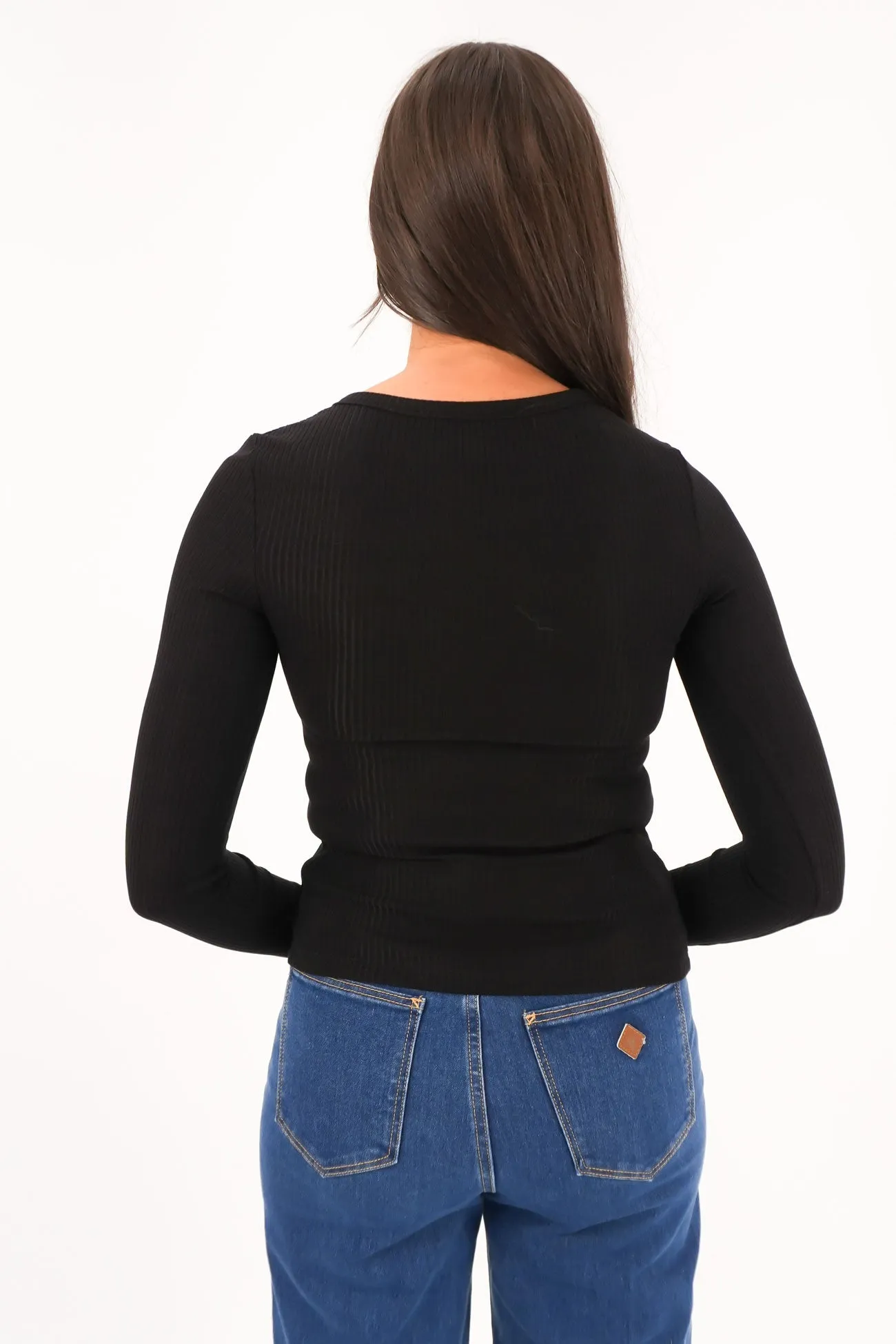 Kioko Long Sleeve Black Eco - friendly