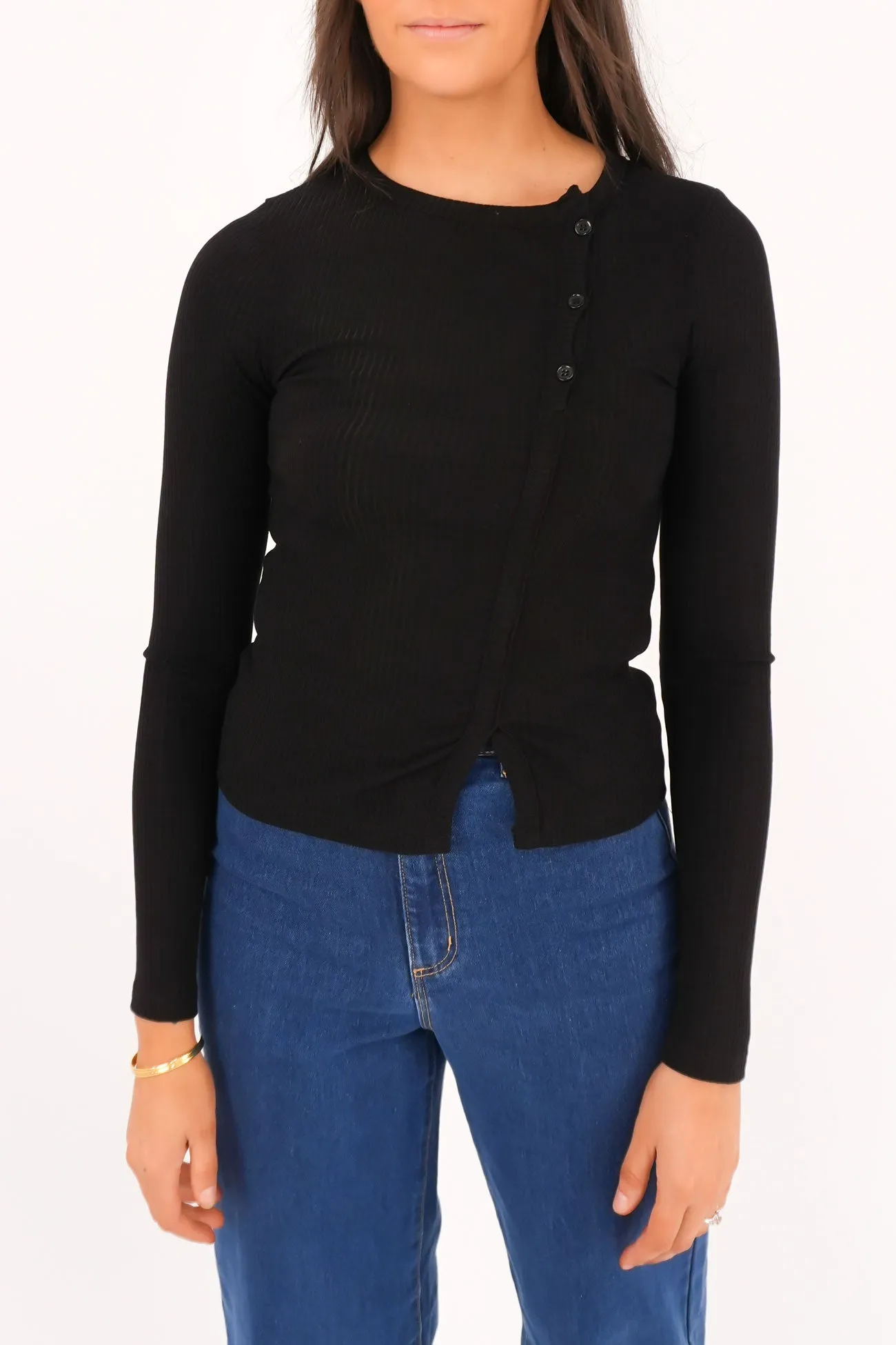 Kioko Long Sleeve Black teenagers'
