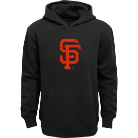 Youth Giants Primary Logo Hoodie Elastic hem