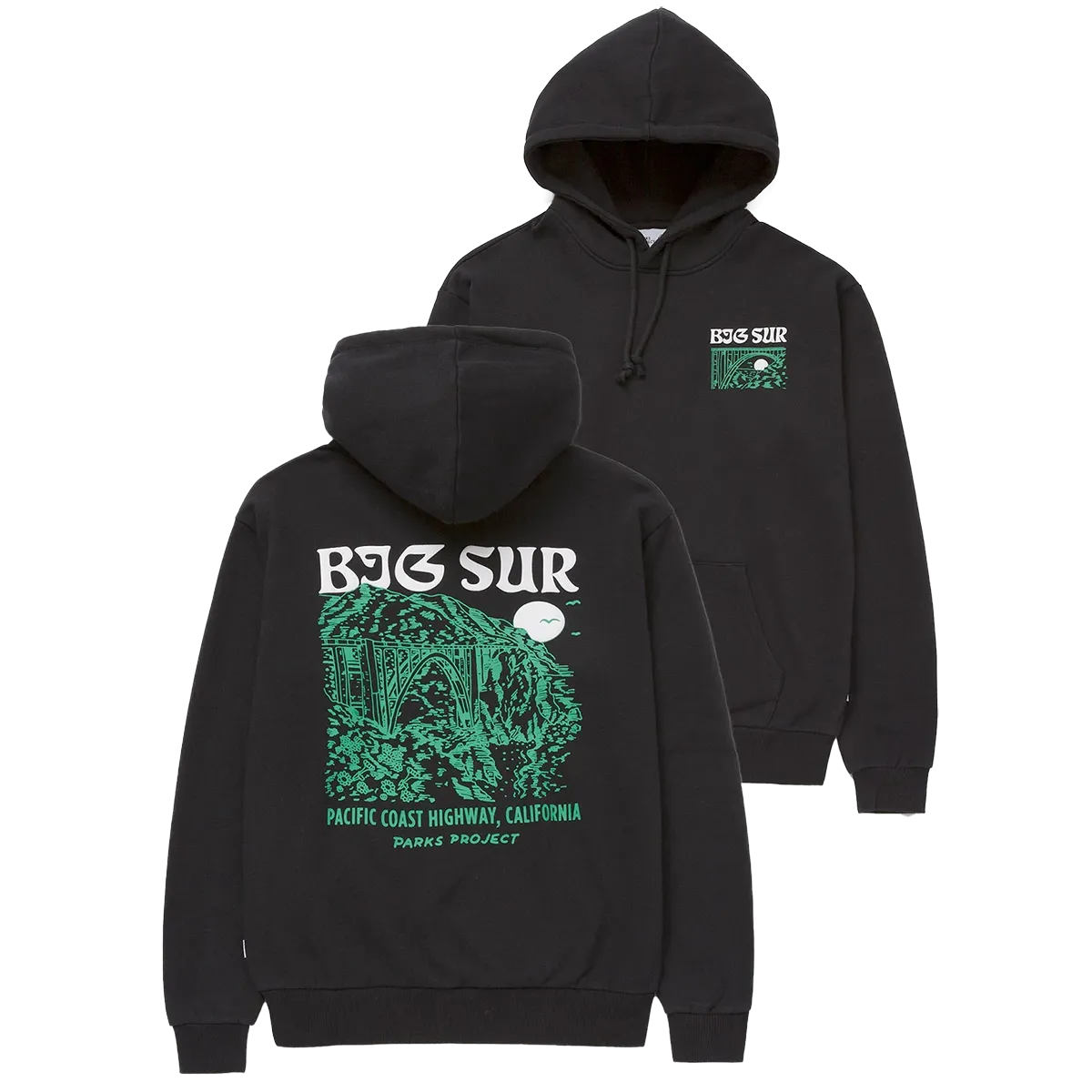 Big Sur Puff Print Bridges Hoodie Street Style