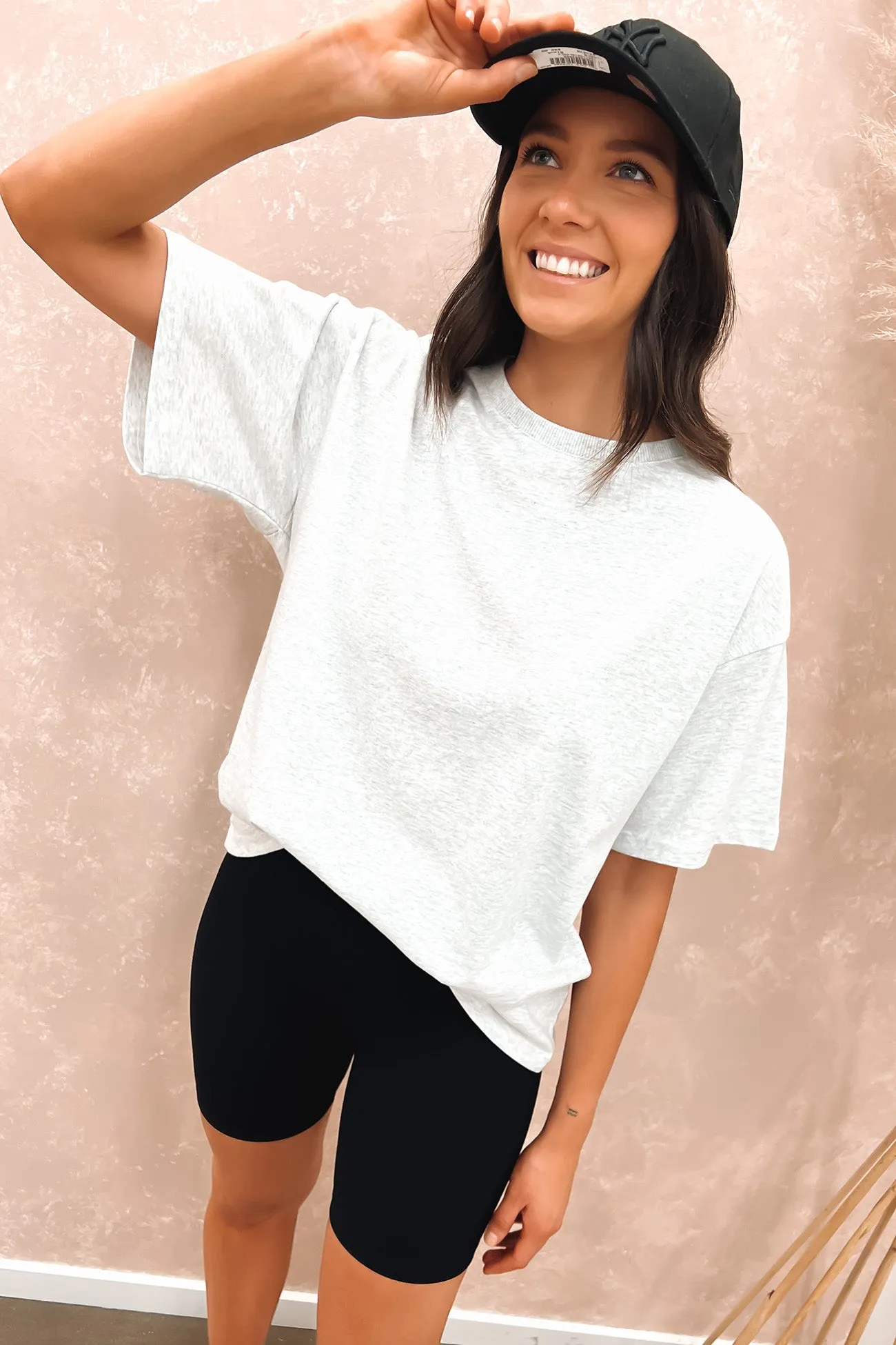 Koa Oversized Tee Snow Marle Functional Wearable