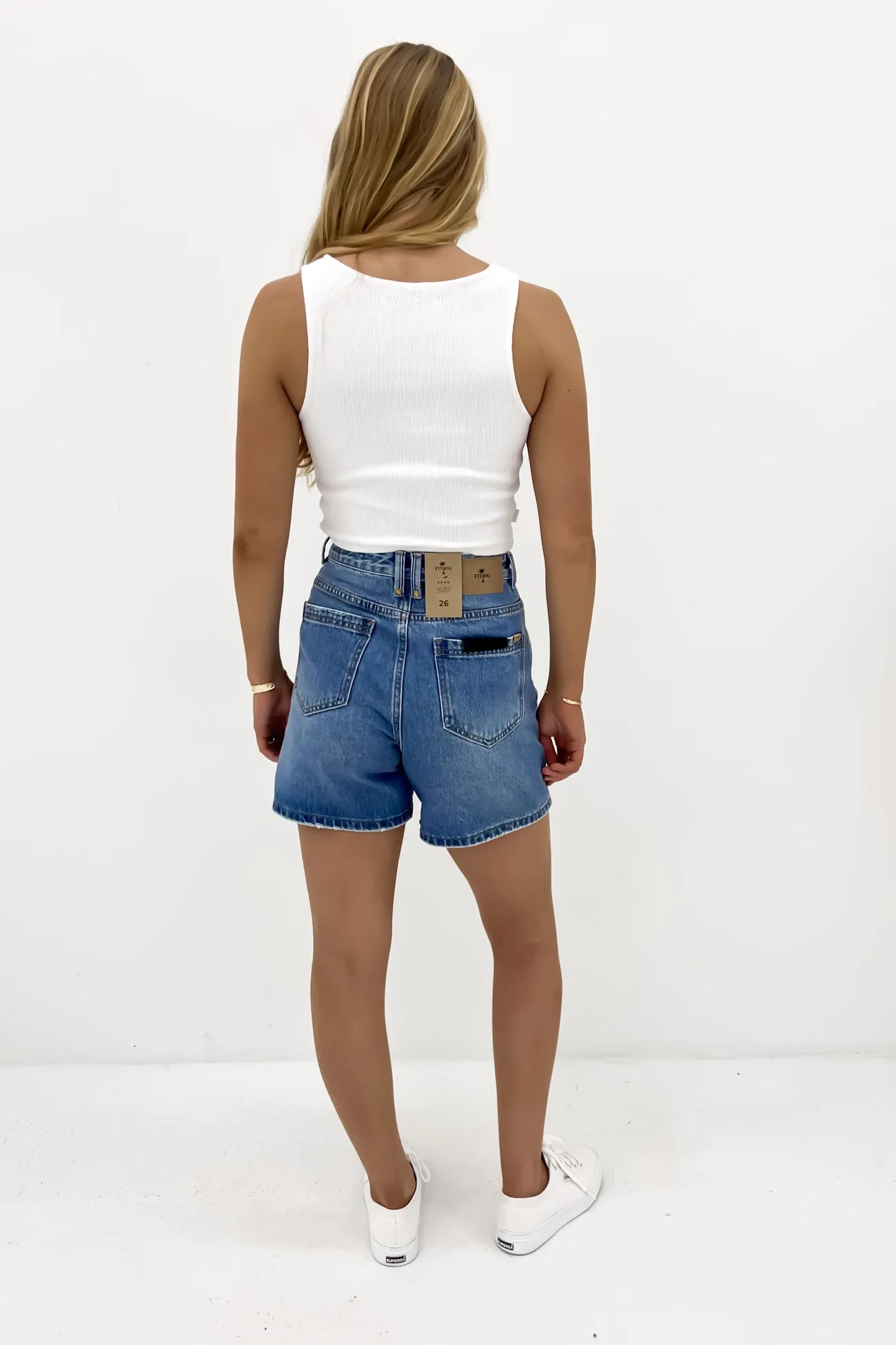 Playful Style Flexible Design Koko Short Dark Dust Blue