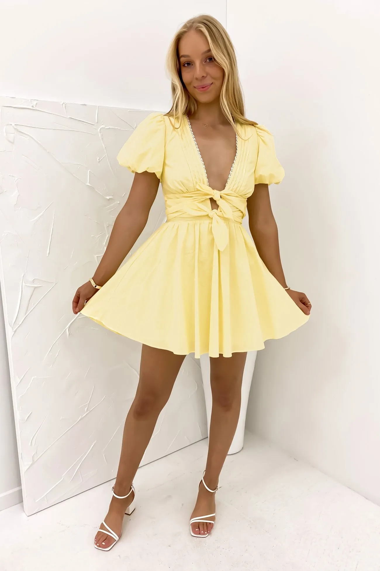 Smart Fit Wear Kolby Mini Dress Yellow