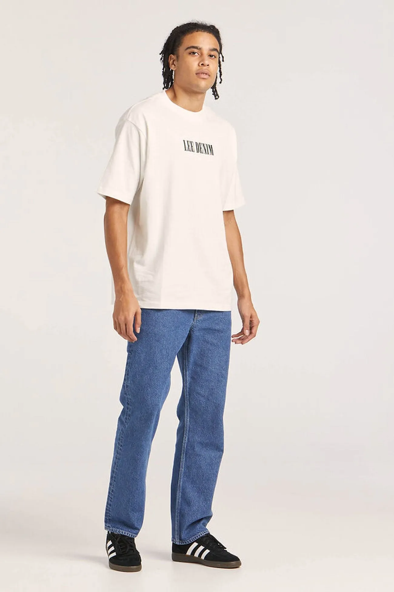 L-Three Straight Jean Satisfaction Indigo Go-To Basic