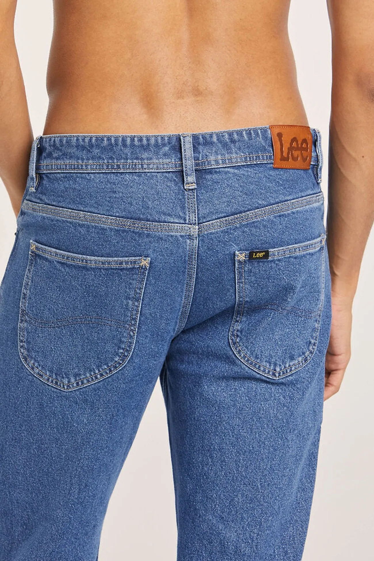 L-Three Straight Jean Satisfaction Indigo Modern Casual
