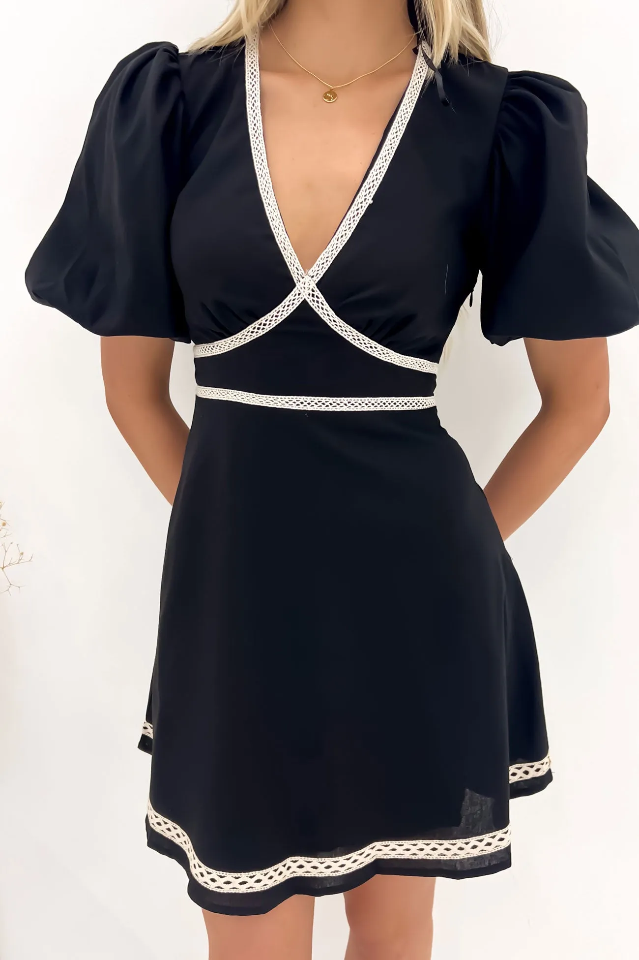 Jasmin Mini Dress Black Breathable