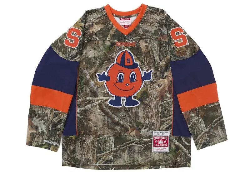 Linen blend Knitting Supreme Mitchell & Ness Ncaa Hockey Jersey Woodland Camo