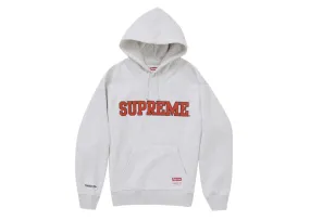 Supreme Mitchell & Ness Ncaa Hooded Sweatshirt Ash Grey Hood