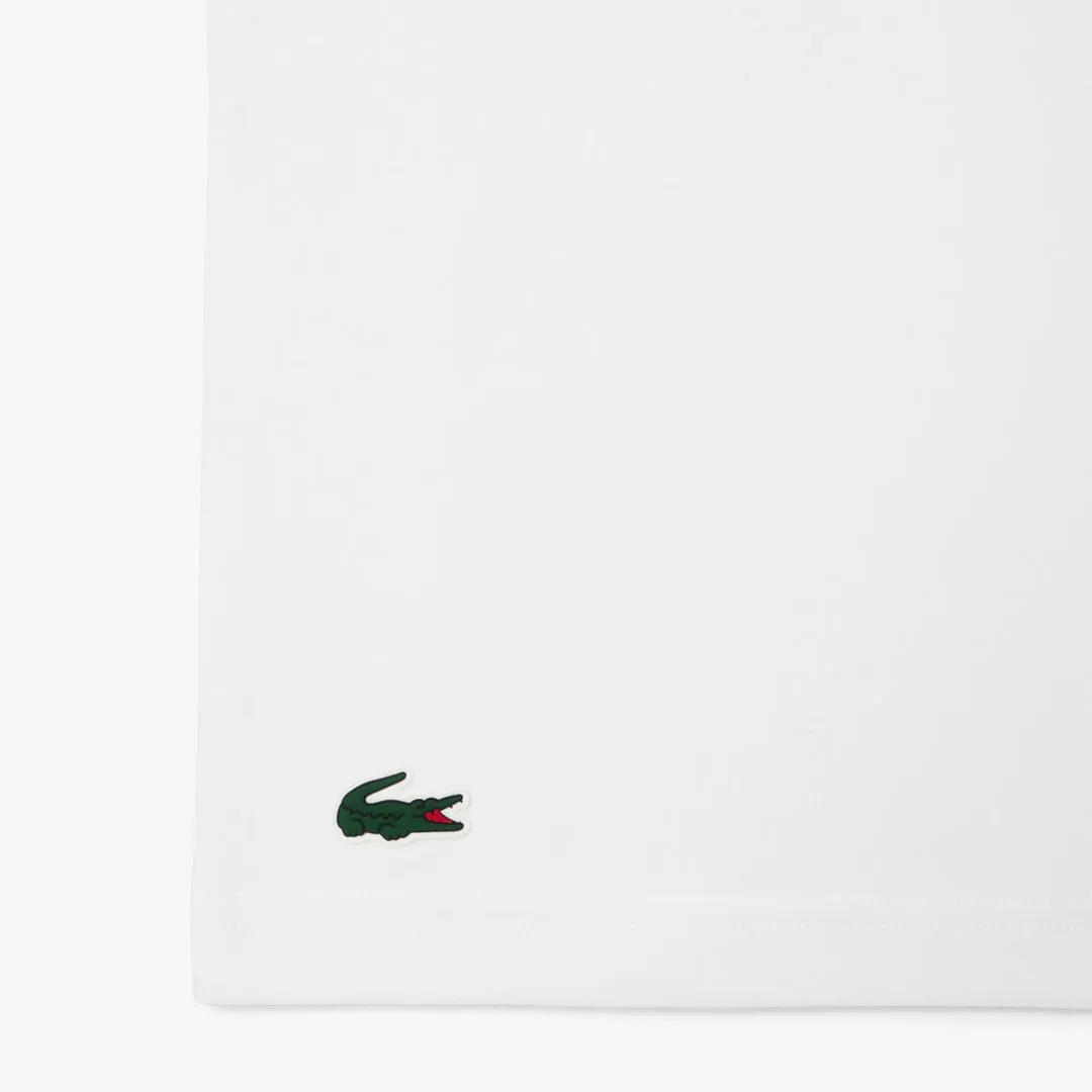 Lacoste Men's Djokovic Cap and Tee Set - White/Navy Blue Anti Odor Zipped closure