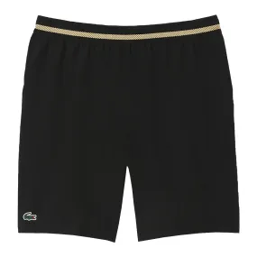 High-End Material Lacoste Men's Djokovic X Tennis Short - Black/Yellow anti - static