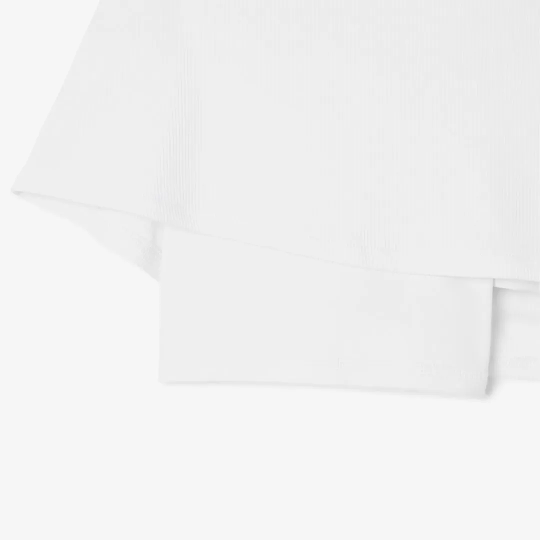 Modern Basic Lacoste Women's Ultra Dry Sport Lined Skort - White Night Out Vision Glow