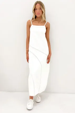 Artistic Edge Lana Maxi Dress Vintage White